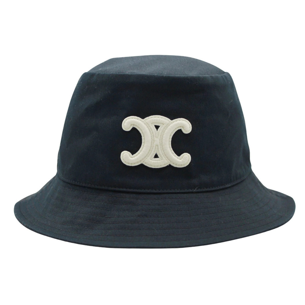 Celine CELINE Hat for Women and Men, Brand Name, Cotton, Triomphe Bucket Hat,...